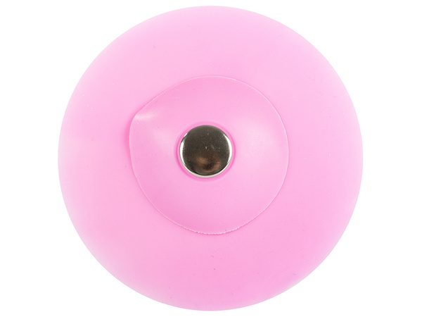Silicone plug with a strainer for the sink 