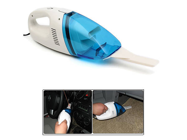 12v bez maisiņa automašīnas putekļu sūcējs