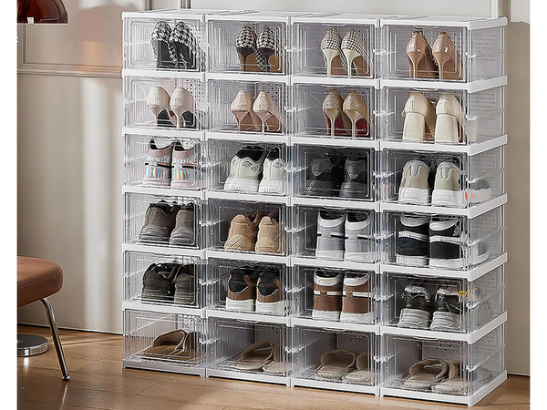 Schuhablage schuh-organisator abstellraum schrankregal 5 ebenen gross