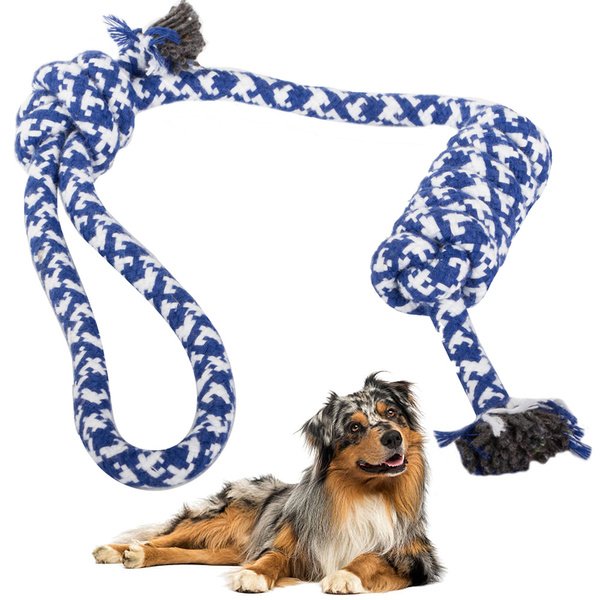Juguete para perros cuerda de tirar fuerte cuerda larga