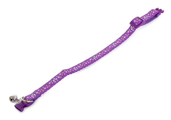 Látkový obojek pro psa a kočku se zvonkem 1