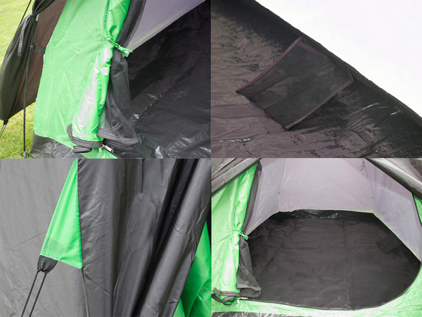 Tienda de campaña 2 personas mosquitera impermeable dormitorio camping