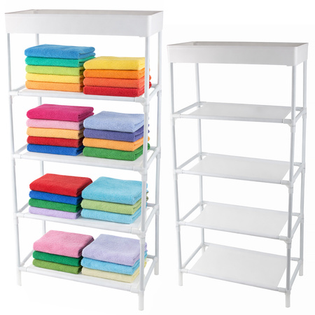 SHOE SHELF SHOE ORGANISER CABINET STAND RACK 5 SHELVES FOR THE BATHROOM