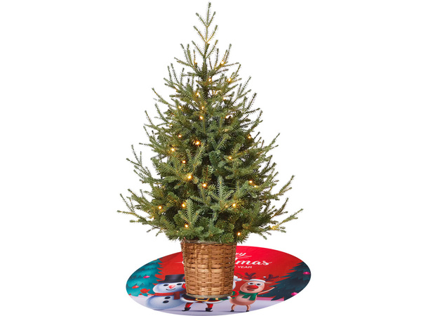 SAPIN DE NOËL MAT COUVERTURE DE NOËL EMBALLAGE CADEAU ROND