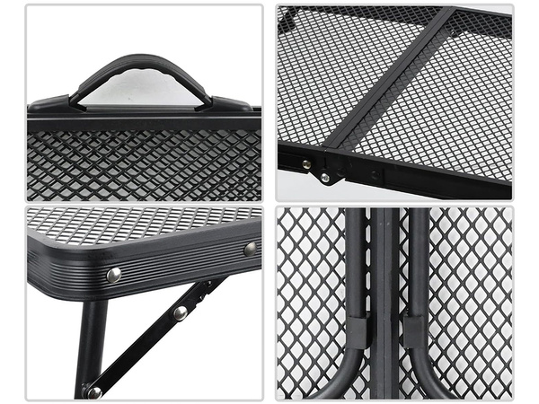 Mesa de viaje mesa plegable camping mesa de jardín asa maleta