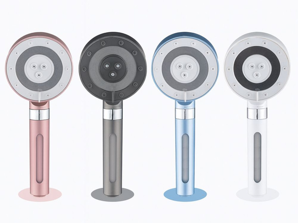 Shower head with 5 spray modes and anti-scale water filter spa