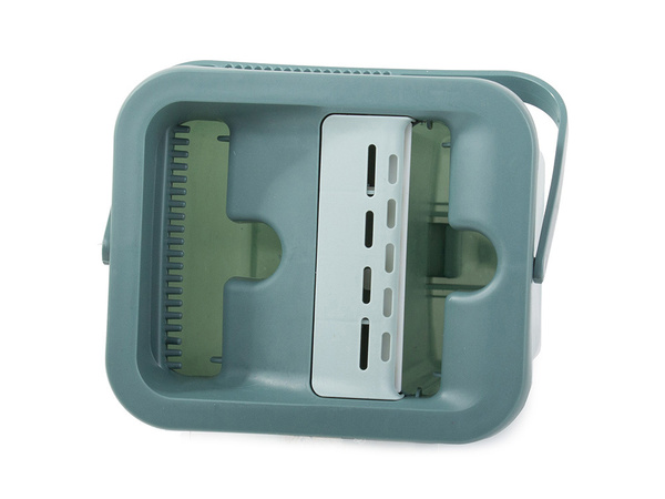 Forgó lapos felmosórongy kétkamrás csavaró vödör