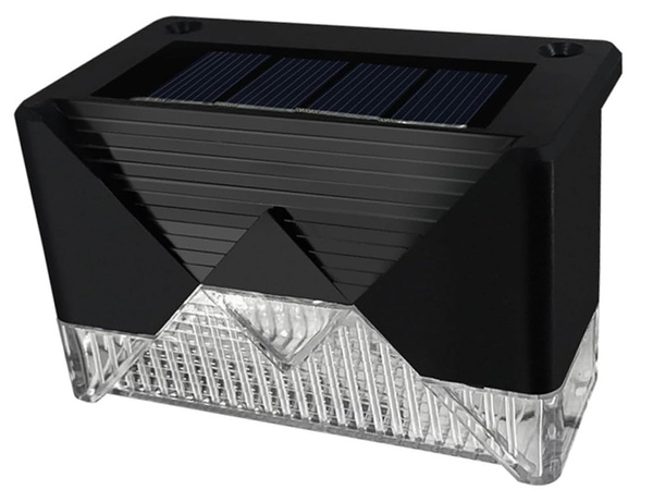 Solar lights 4 pcs led garden for stairs terrace fence dusk sensor