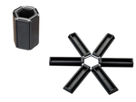 Support pour casseroles chaudes poêle à frire pliante 19cm