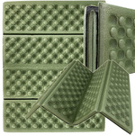 Foam folding hiking mat thermal seating carimata in the mountains