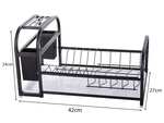 Support de séchage de vaisselle avec support de plateau loft
