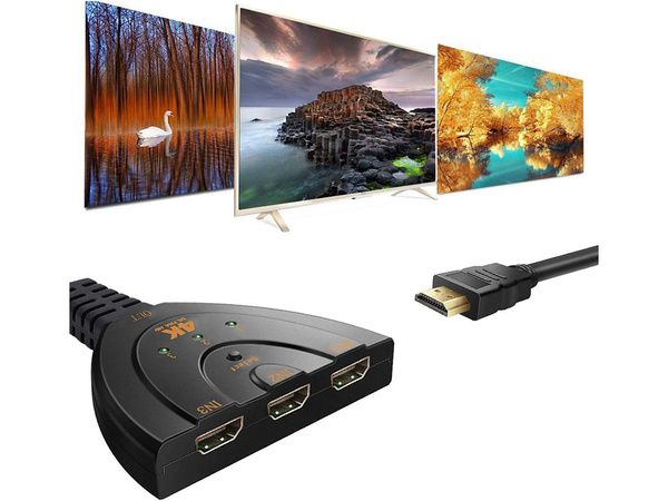 Hdmi 3 az 1-ben 3 portos 4k kapcsoló kapcsoló switch switch