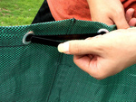 Sac de jardin sac de jardin ramasse feuilles conteneur d'herbe 120l solide grand