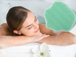 Waschschwamm-bürstenkopf und körpermassage