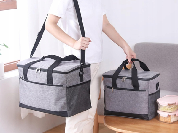 Torba termiczna lunch box jedzenie piknikowa na plażę na picie lodówka 16l