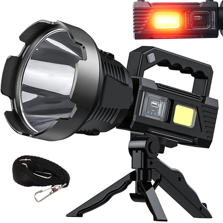 Torch searchlight tripod cree led xhp90 cob