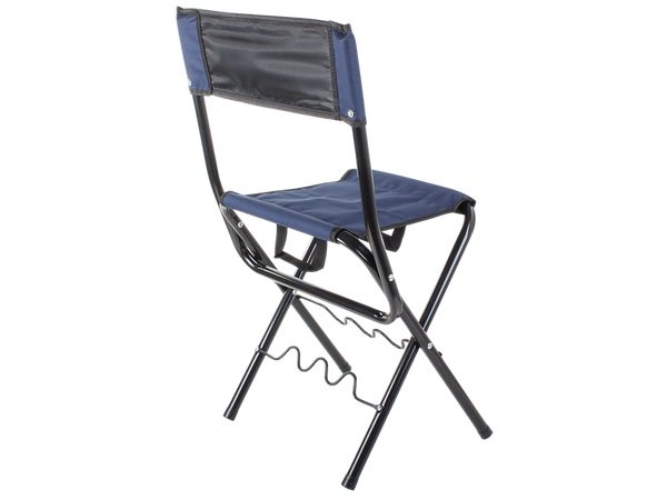 Dossier de chaise de pêche avec support de canne à pêche