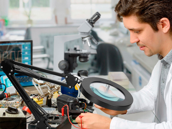 Cosmetice a condus dermatologice lampă lupa de sticlă