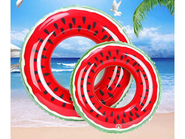 Large watermelon inflatable wheel 70cm for an adult child to swim in the pool