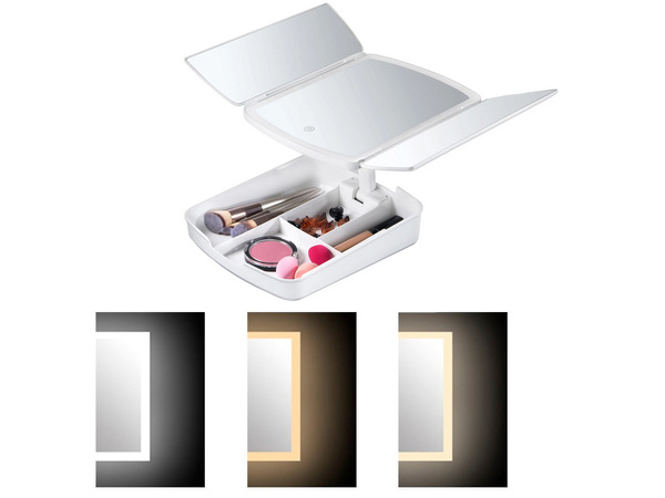 Osvetlené make-up led kozmetické zrkadlo