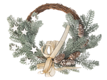 Guirnalda decorativa navideña decoración de pared decoración de puertas adornos navideños