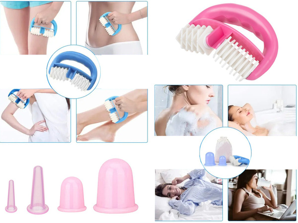 Juego de burbujas chinas de silicona masajeador corporal