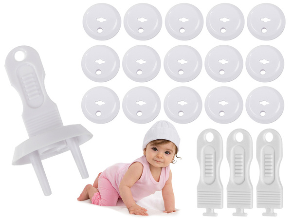Protection of sockets contact plugs blockade 15 pcs with pin