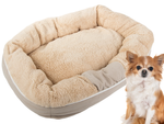 Plush dog playpen bed soft cushion couch bedding fluffy
