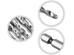 M3-10m hex tapping drill bits hss tapping set 6 pcs