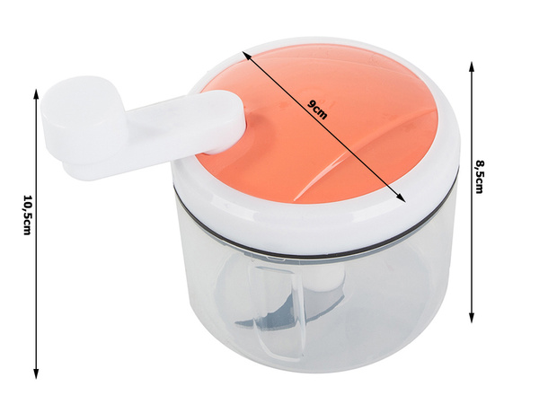 Vegetable chopper onion slicer cutter crank handle sharp blade