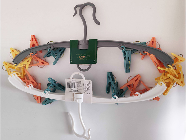 Sock dryer ropa interior perchero 12x clips set