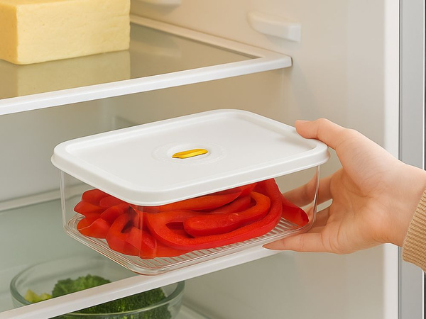 Maisto konteineris su dangčiu hermetiškas virtuvės organizatorius 1,4 l 1400 ml