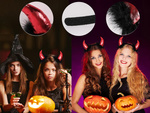 Bandeau cornes de diable carnaval halloween