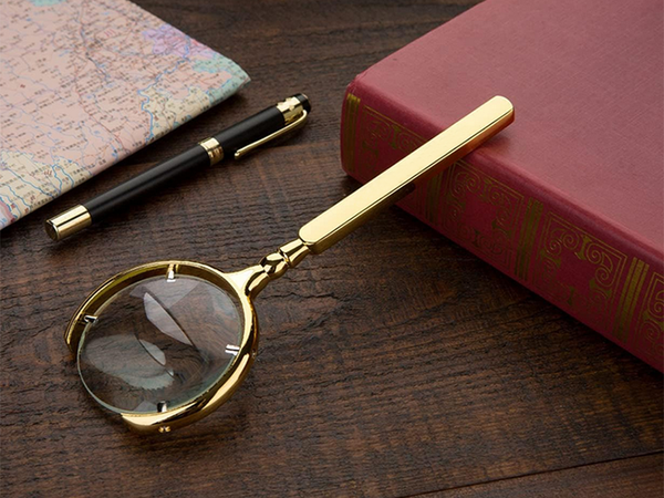 Leselupe handlupe goldvergrösserung 6x