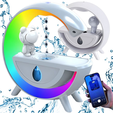 Luftbefeuchter mit lautsprecher bluetooth led astronaut usb mist rgb