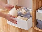 Bh-organizer 6 fächer für kleiderschrank-schublade weiss