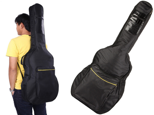 Estuche para guitarra clásica acústica con bolsillos tirantes soporte para guitarra