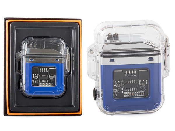 Плазменная зажигалка с led лампой электрическая usb