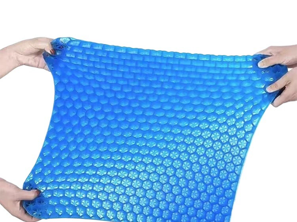 Orthopedic gel cushion for car seats