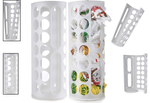 Plastic bag organiser universal white for plastic bags