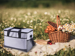 Torba termiczna lunch box jedzenie piknikowa na plażę na picie lodówka 16l