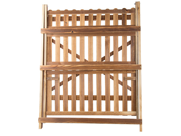 Jardinera alta jardinera de madera estanteria de 3 niveles