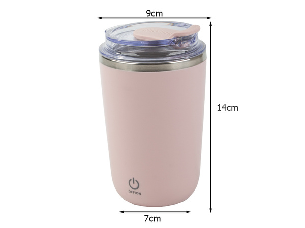 350 ml iseseguv kruus, terasest termospudel külmale ja kuumale, usb-rihm