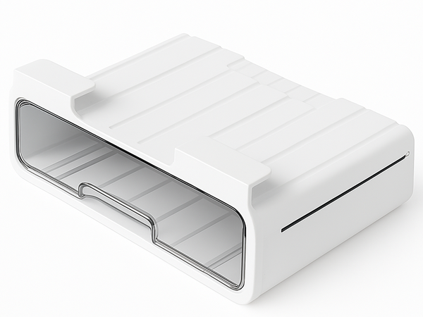 Drawer under desk top shelf container pull-out sliding organiser handle