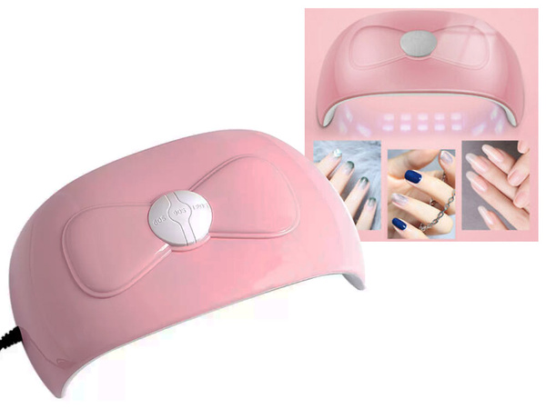 Uv nail lamp 18 led 54w hybrids gels dual