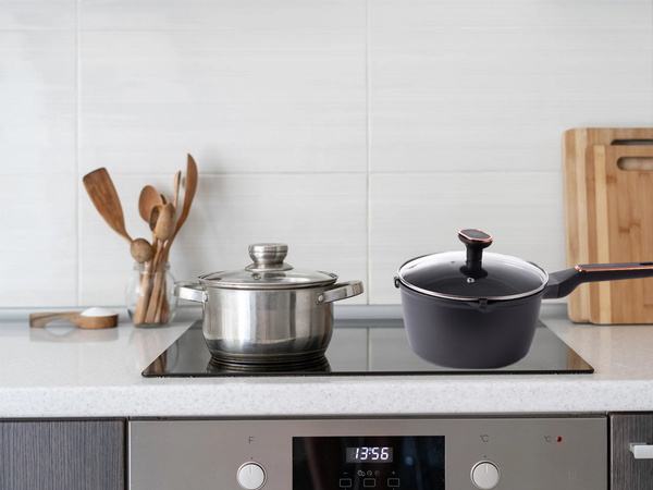 Keptuvė su dangčiu 2,89 l indukcinė