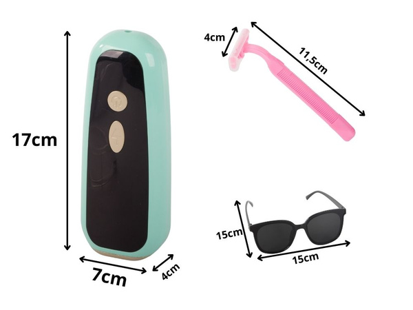 Painless ipl laser hair remover for the bikini area and the whole body set with glasses