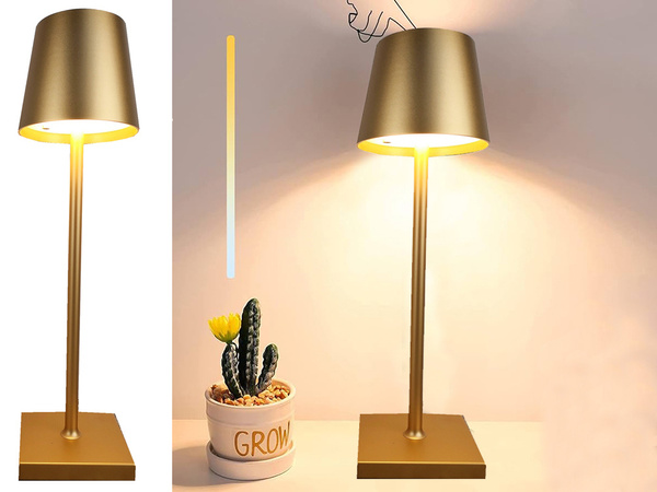 Lampara de noche de mesa lampara tactil 3 pasos alta inalambrica usb