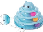 Katzenspielzeug interaktiver turm 3 bälle