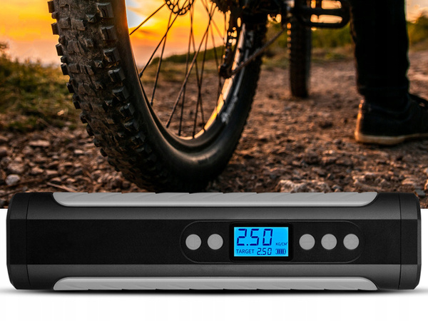 Pompe à batterie pour vélo voiture compresseur électrique 10 bar lcd